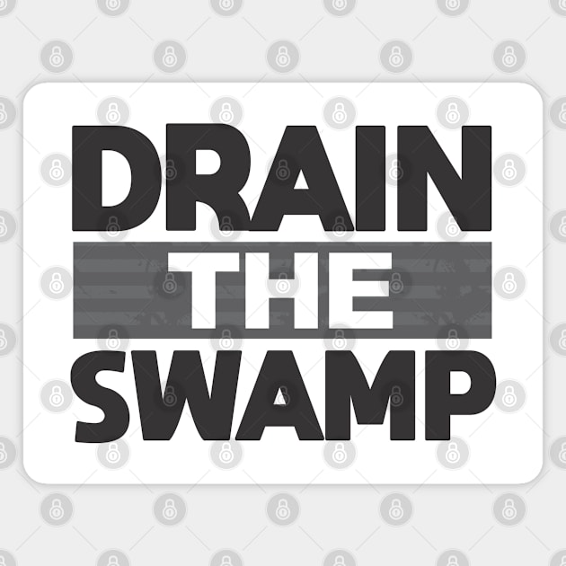 Drain the Swamp Magnet by Dale Preston Design